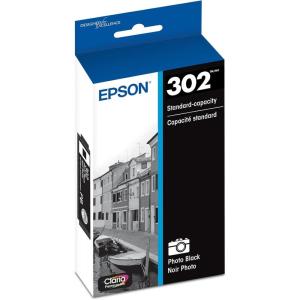 EPSON 302 Claria Premium Ink Standard Capacity Color Combo Pack (T302520-S) Works with Expression Premium XP-6000, XP-6100(Photo Black)