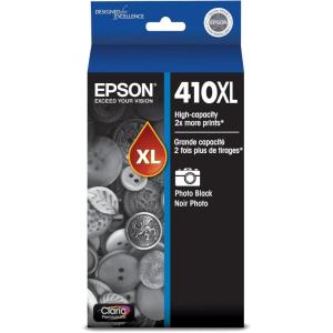 EPSON 410 Claria Premium Ink High Capacity Photo Black Cartridge (T410XL120) Works with Expression Premium XP-530, XP-630, XP-640, XP-7100, XP-830