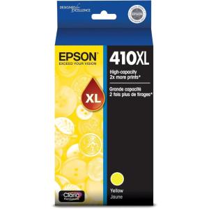 EPSON 410 Claria Premium Ink High Capacity Yellow Cartridge (T410XL420-S) Works with Expression Premium XP-530, XP-630, XP-640, XP-7100, XP-830(Yellow)