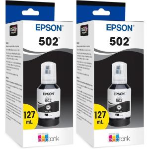 EPSON 502 EcoTank Ink Ultra-high Capacity Bottle Magenta Works with ET-2750, ET-2760, ET-2850, ET-3750, ET-3760, ET-3850, ET-4850, and other select EcoTank models, Magenta(Black)