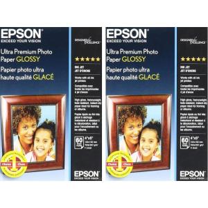 EPSON 60-Sheet 4X6 Glossy Ultra Premium Photo Paper(60)