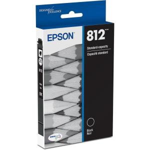 EPSON 812 DURABrite Ultra Ink Standard Capacity Black Cartridge (T812120-S) Works with WorkForce Pro WF-7310, WF-7820, WF-7840, WorkForce EC-C7000(1 Count (Pack of 1))