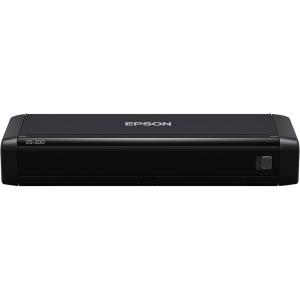 Epson – Workforce ES-C320W – Wireless Compact Desktop Document Scanner – 2-Sided Scanning and Auto Document Feeder – Paper and Card Scanner – Black(ES-200)