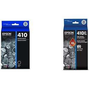 Epson 410 Claria Premium Ink Standard and High Capacity Cartridge Bundle for XP Series Printers