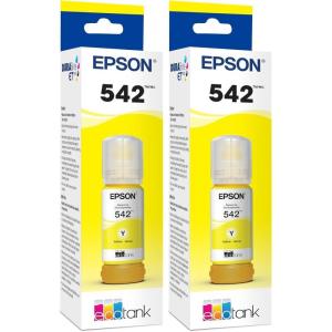 Epson 542 EcoTank Ink Ultra-high Capacity Bottle Yellow (T542420-S) Works with EcoTank Pro ET-5150, ET-5170, ET-5180, ET-5800, ET-5850, ET-5880, ET-16600, ET-16650(2.367 Fl Oz (Pack of 2))