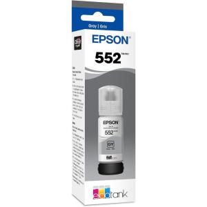 Epson 552 EcoTank Ink Ultra-high Capacity Bottle Gray (T552520-S) Works with EcoTank Photo ET-8500, ET-8550(1 Count (Pack of 1))