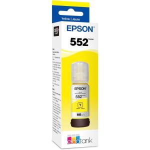 Epson 552 EcoTank Ink Ultra-high Capacity Bottle Yellow (T552420-S) Works with EcoTank Photo ET-8500, ET-8550(1 Count (Pack of 1))