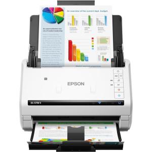 Epson DS-575W II Wireless Color Duplex Document Scanner for PC and Mac with 50-Page Auto Document Feeder (ADF), Twain and ISIS Drivers, Epson Smart Panel Mobile App(Scanner)