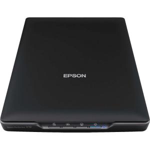 Epson Perfection V19 II Color Photo and Document Flatbed Scanner with 4800 dpi Optical Resolution, USB Power and High-Rise, Removable Lid(Perfection V19)