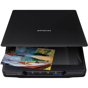 Epson Perfection V19 II Color Photo and Document Flatbed Scanner with 4800 dpi Optical Resolution, USB Power and High-Rise, Removable Lid(Perfection V19 II)