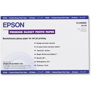 Epson Premium Photo Paper GLOSSY (11×14 Inches, 20 Sheets) (S041466)(11×17 Inches)