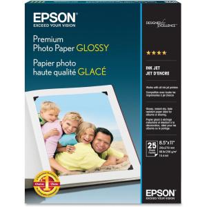 Epson Premium Photo Paper GLOSSY (11×14 Inches, 20 Sheets) (S041466)(8.5×11 Inches)