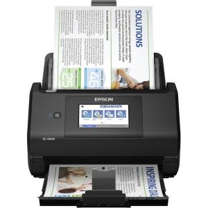 Epson Workforce ES-580W Wireless Color Duplex Desktop Document Scanner for PC and Mac with 100-sheet Auto Document Feeder (ADF) and Intuitive 4.3″ Touchscreen. Full 1-Year Limited Warranty (Renewed)