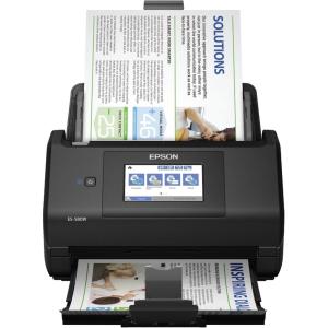 Epson Workforce ES-580W Wireless Color Duplex Desktop Document Scanner for PC and Mac with 100-sheet Auto Document Feeder (ADF) and Intuitive 4.3″ Touchscreen