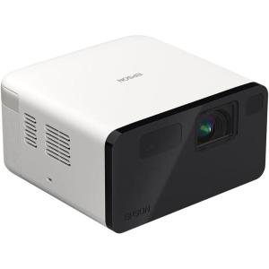 Epson EpiqVision Mini EF21 Portable Smart Laser Projector, Bright 1,000 Lumens, FHD 1080p HDR, 3-Chip 3LCD, Google TV, Netflix, Stereo Speakers, Family Party/Outdoor Backyard/Home Theater – White