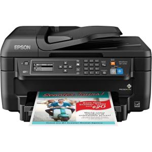 Epson WF-2750 All-in-One Wireless Color Printer with Scanner, Copier & Fax, Amazon Dash Replenishment Ready(WF-2750)