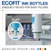 EPSON 512 EcoTank Ink Ultra-high Capacity Bottle Cyan (T512220-S) Works with EcoTank ET-7700, ET-7750(Black)