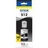 EPSON 512 EcoTank Ink Ultra-high Capacity Bottle Cyan (T512220-S) Works with EcoTank ET-7700, ET-7750(Black)
