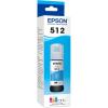 EPSON 512 EcoTank Ink Ultra-high Capacity Bottle Cyan (T512220-S) Works with EcoTank ET-7700, ET-7750(Cyan)