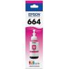 Epson 664 EcoTank Ink Ultra-high Capacity Bottle Magenta (T664320-S) Works with EcoTank ET-2500, ET-2550, ET-4500, ET-4550, ET-2600, ET-2650, ET-3600, ET-16500(Magenta)