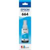 Epson 664 EcoTank Ink Ultra-high Capacity Bottle Magenta (T664320-S) Works with EcoTank ET-2500, ET-2550, ET-4500, ET-4550, ET-2600, ET-2650, ET-3600, ET-16500(Cyan)