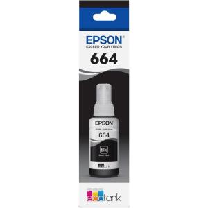 Epson 664 EcoTank Ink Ultra-high Capacity Bottle Magenta (T664320-S) Works with EcoTank ET-2500, ET-2550, ET-4500, ET-4550, ET-2600, ET-2650, ET-3600, ET-16500(Black)