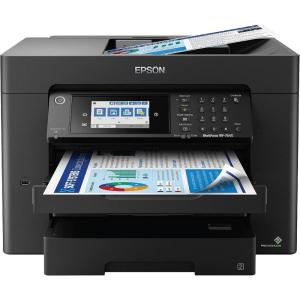 Epson Workforce Pro WF-7840 Wireless All-in-One Wide-Format Printer with Auto 2-Sided Print up to 13″ x 19″, 50-Page ADF, 500-sheet Paper Capacity. Full 1-Year Limited Warranty (Renewed)(WF-7840 (Renewed))