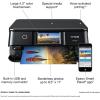 Epson Expression Photo XP-8700 Wireless All-in-One Printer with Built-in Scanner and Copier and 4.3″ Color Touchscreen, Black