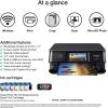 Epson Expression Photo XP-8700 Wireless All-in-One Printer with Built-in Scanner and Copier and 4.3″ Color Touchscreen, Black