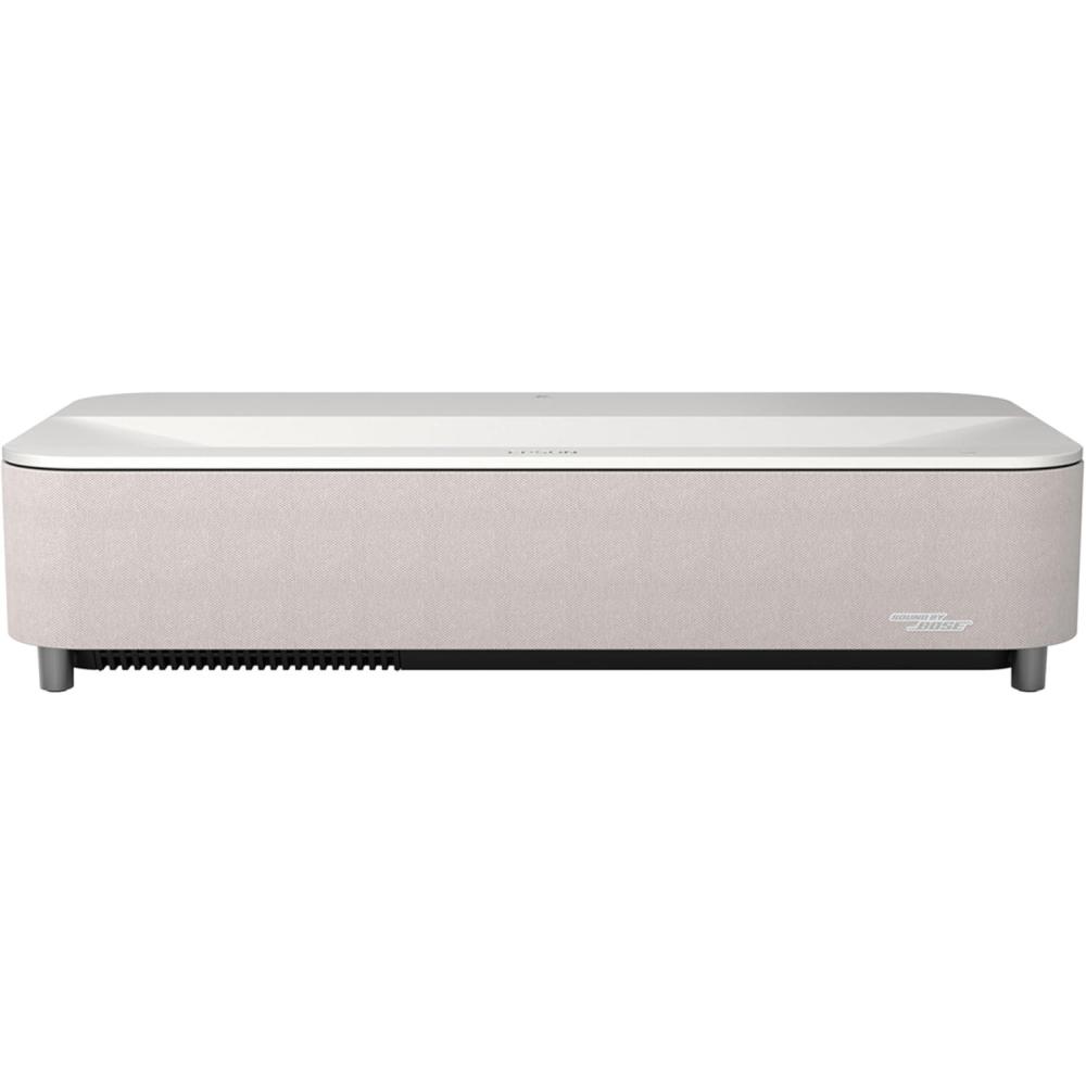 imageEpson Lifestudio Grand Plus Ultra Short Throw Laser Projector 4000 Lumens of Color and White Brightness 4K Display Technology Sound by Bose and BuiltIn Google TV 3Chip 3LCD Technology WhiteWhite